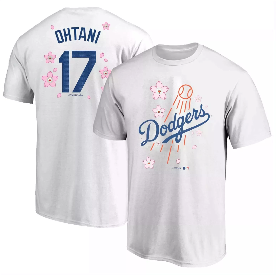 Men Los Angeles Dodgers #17 Ohtani white MLB 2025 T shirt style 2